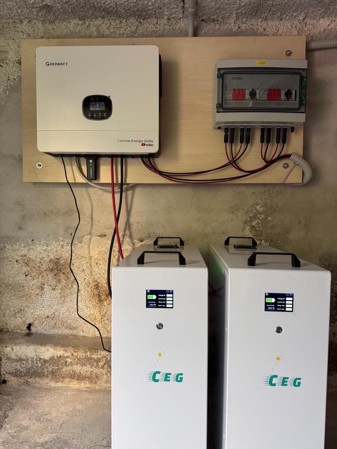 Installazione Growatt Carmine Energia Gratis