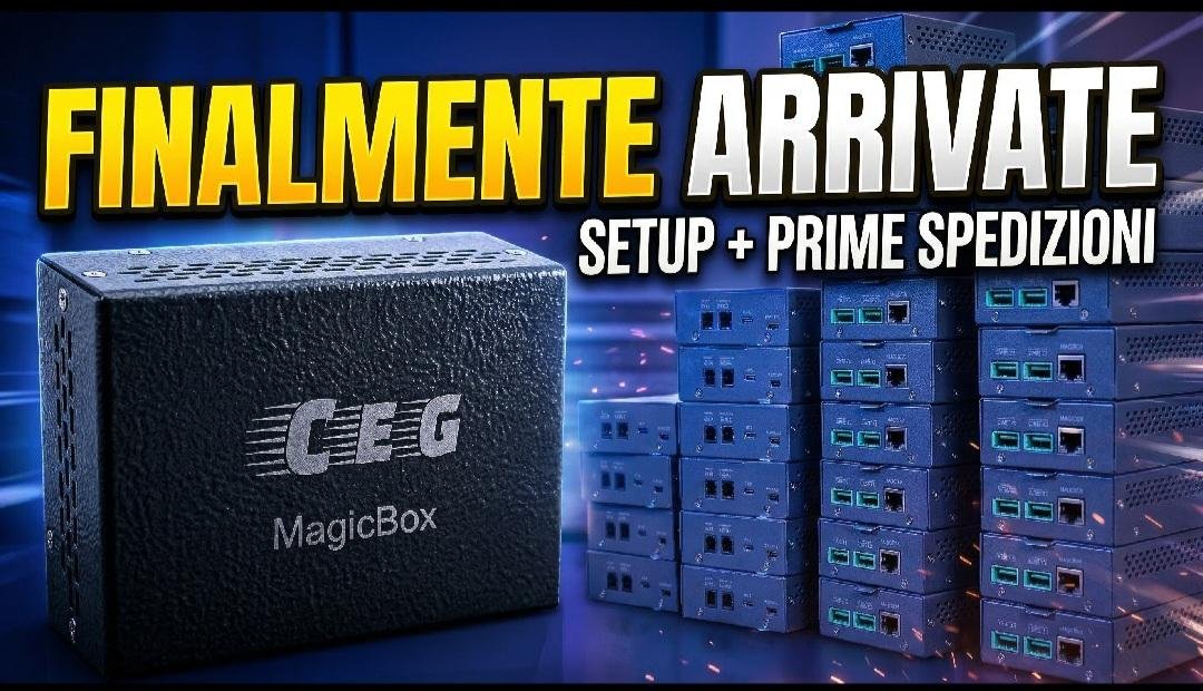 Locandina YouTube: Magicbox GSE monofase arrivate — FINALMENTE ARRIVATE