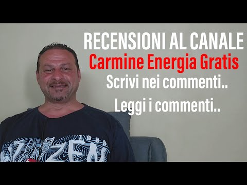 Carmine Energia Gratis channel reviews video